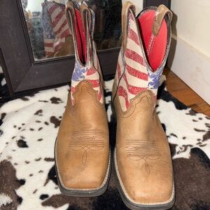 Ariat Womens Anthem Shortie Patriot Western Boot